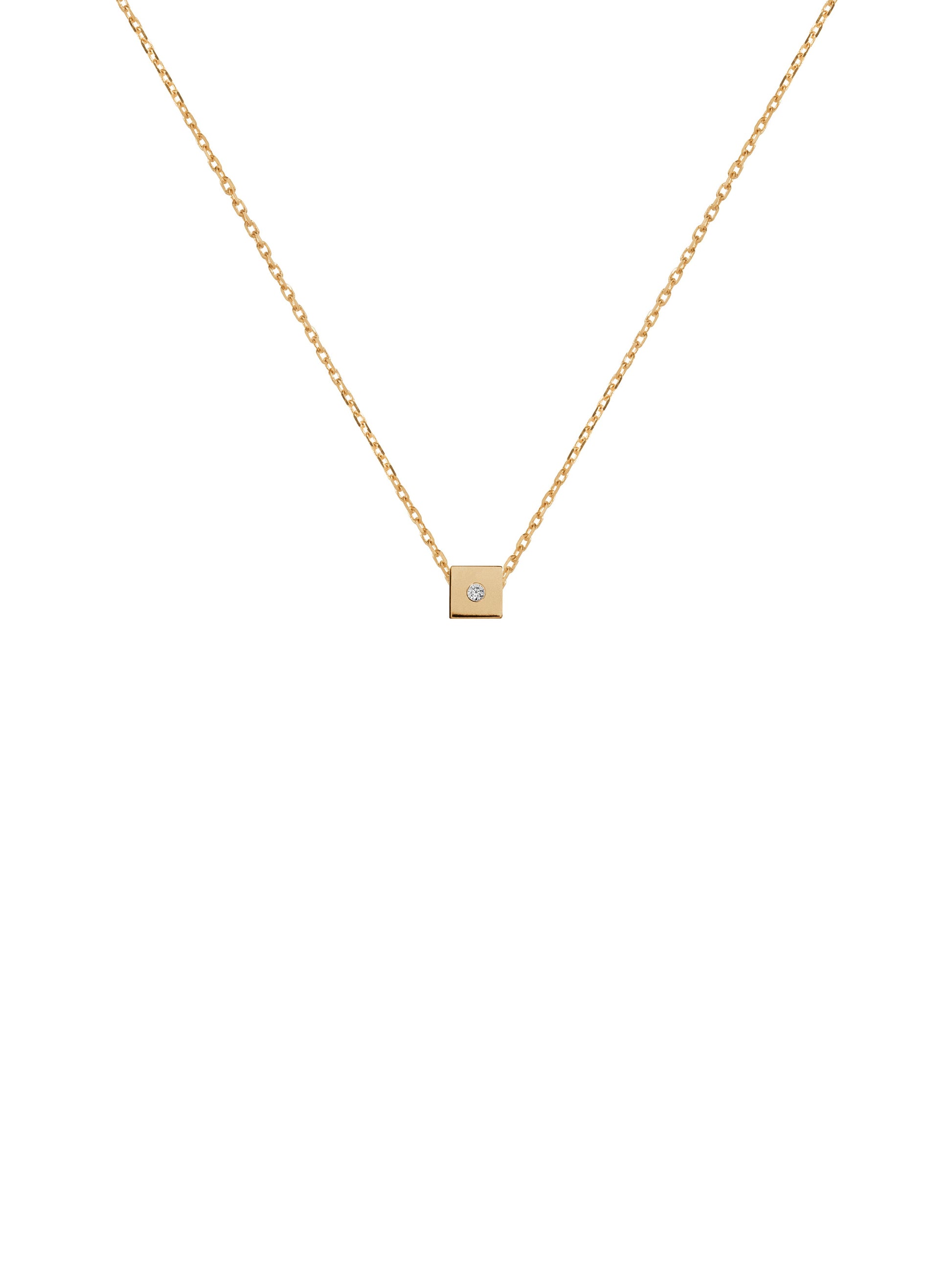 Cubic Diamond Necklace