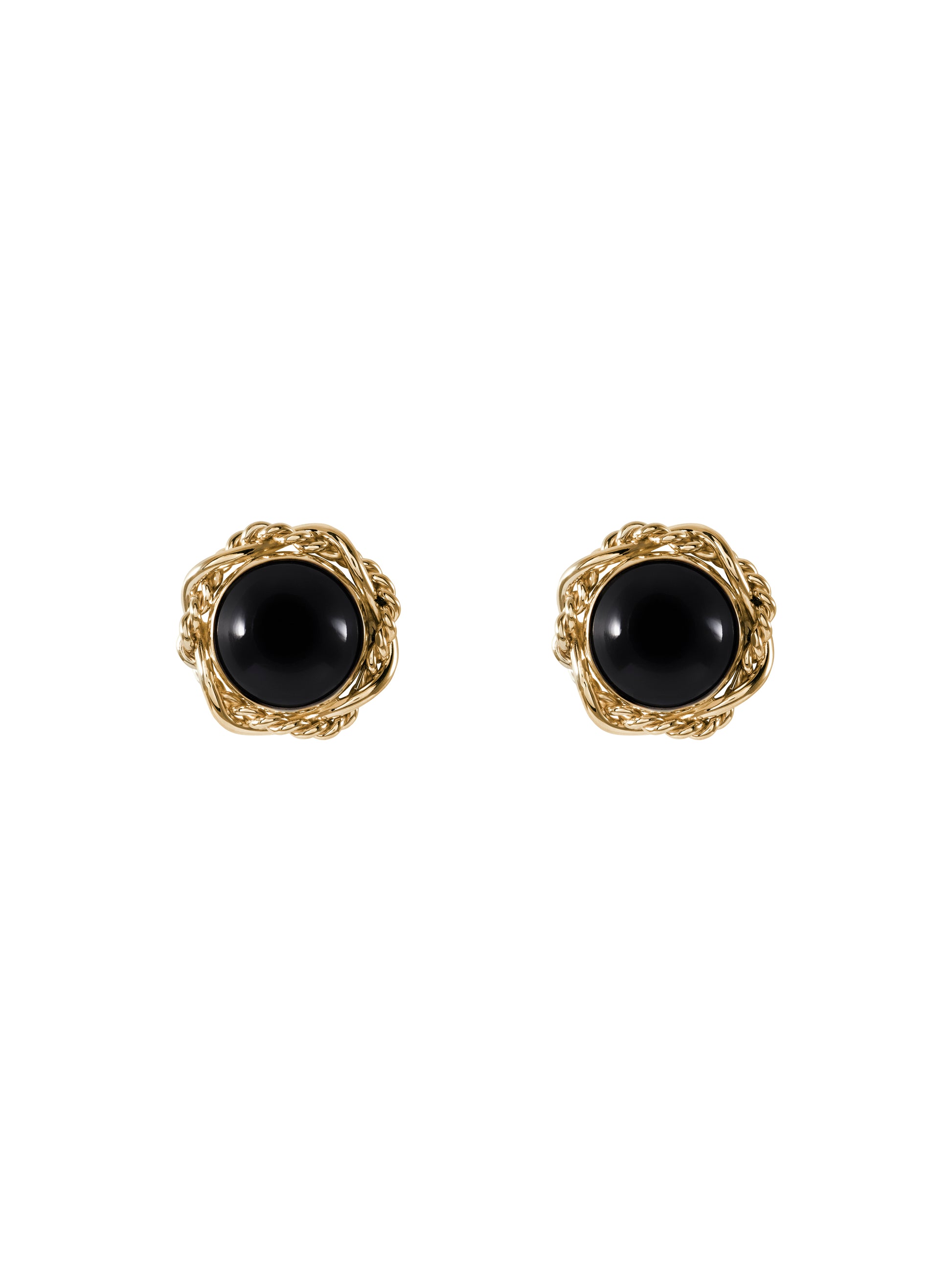 Zoe Earrings in Onyx