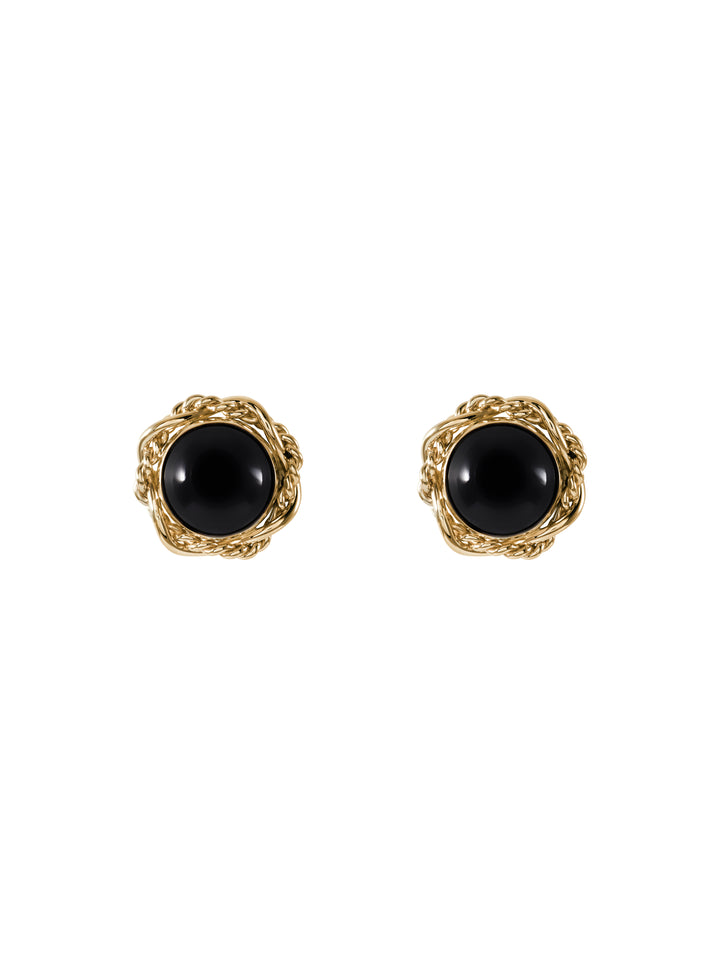 Zoe Earrings in Onyx