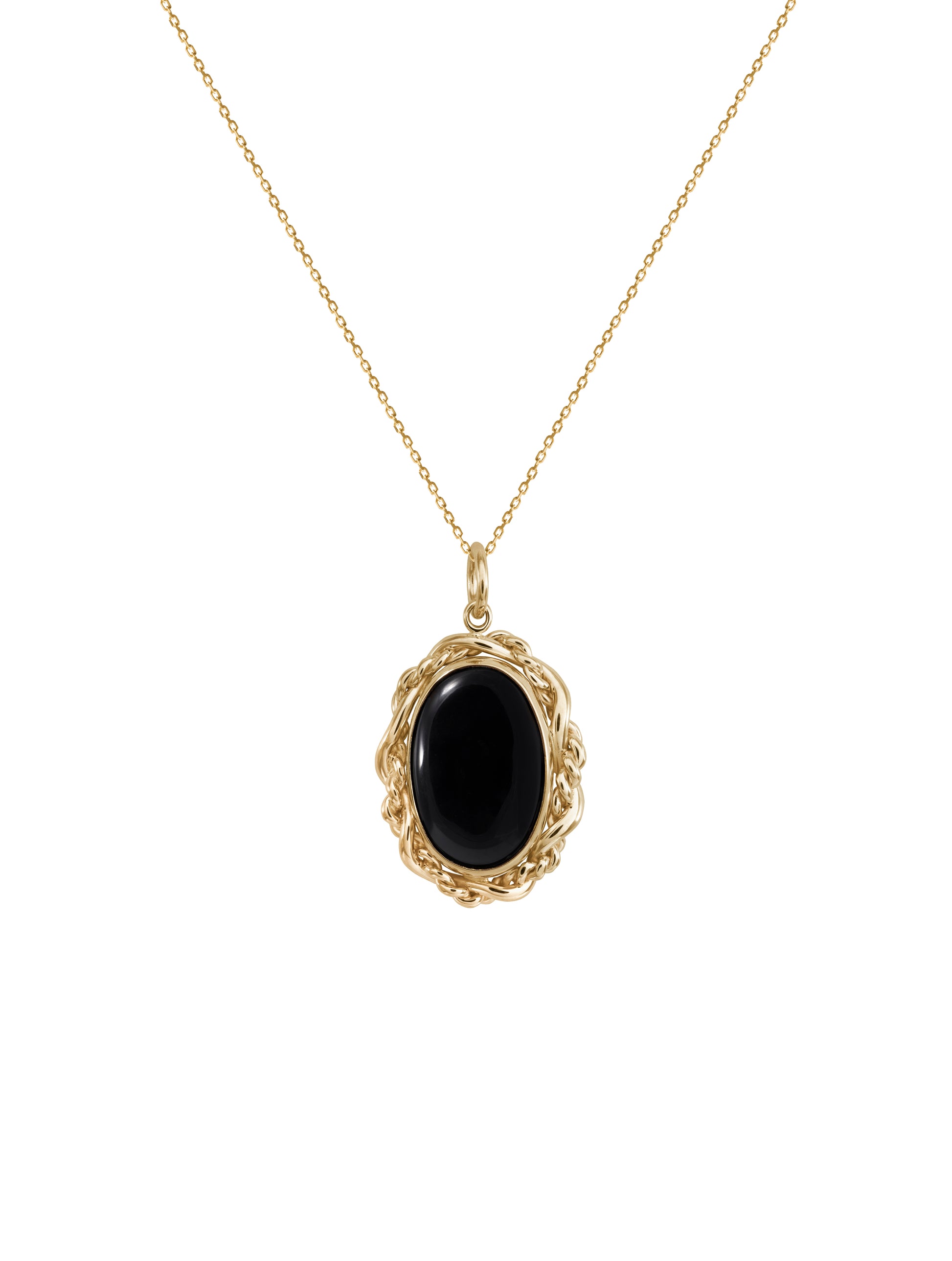 Zoe Necklace in Onyx