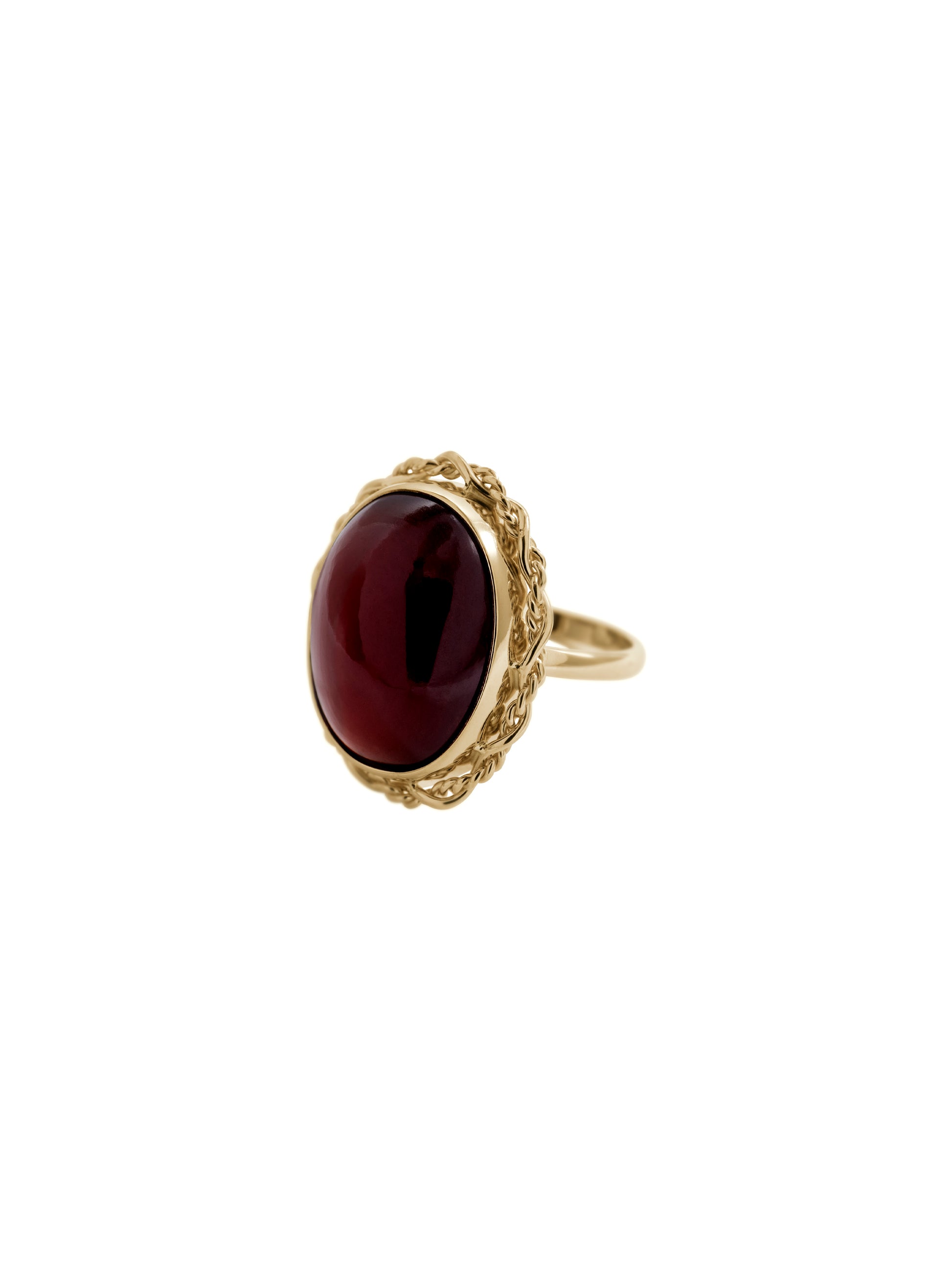 Zoe Ring in Garnet